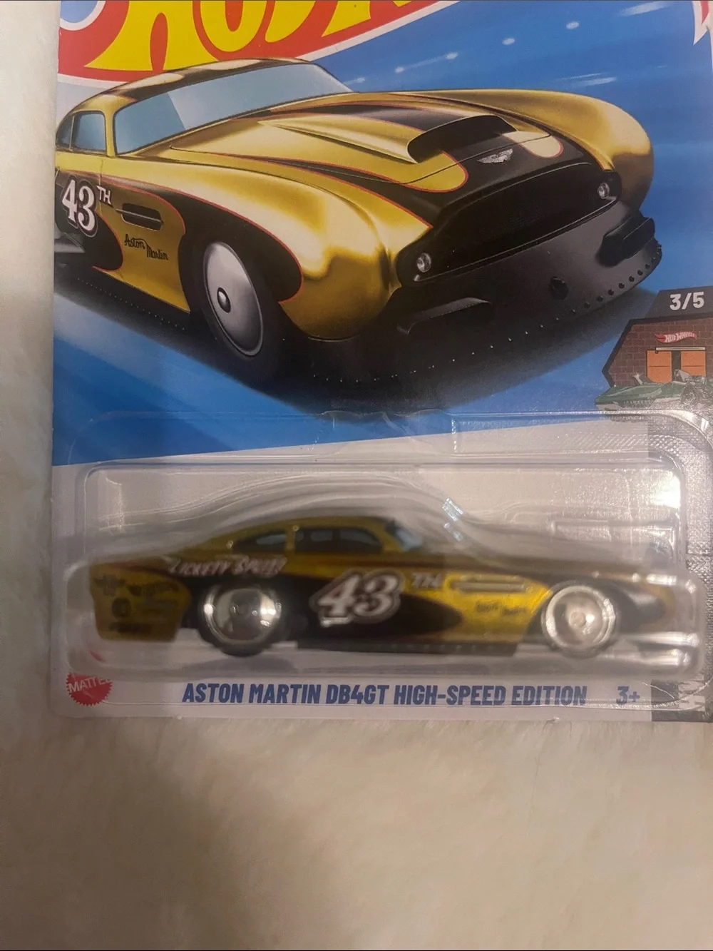 Aston Martin DB4GT High-Speed Edition - Gold Toy Car Super Treasure Hunts